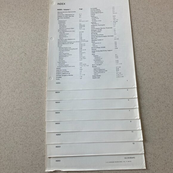 U.S. Navy Diving Vintage Manual December 1975 - Picture 7 of 12